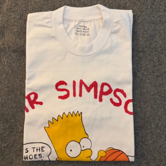 AIR BART SIMPSON High St Studios Heavy Weight T-Shirt - Picture 8 of 8